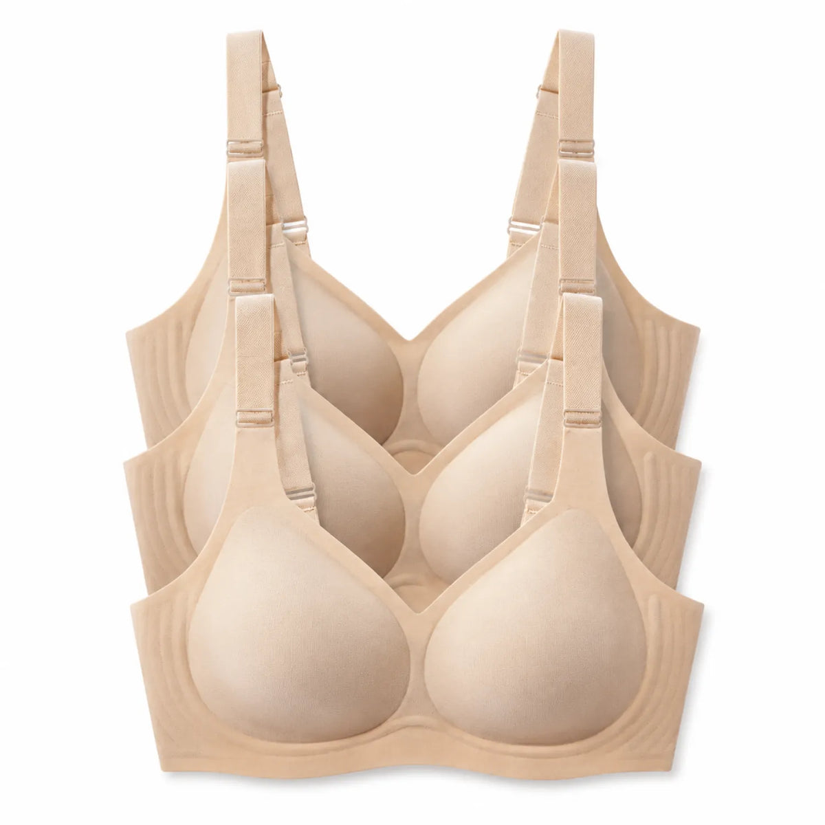 Kit 3 Sutiãs Luna Comfort — Conforto e Praticidade para o Dia a Dia
